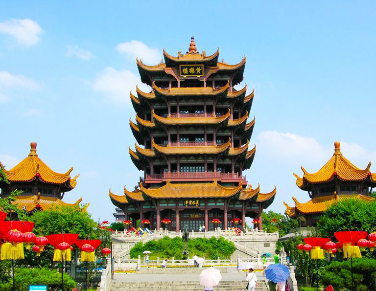 Yellow Crane Tower in Wuhan