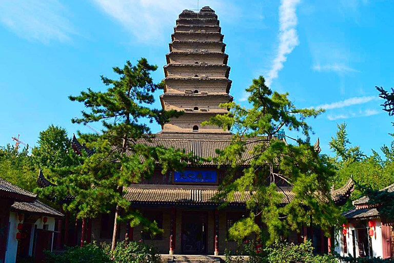 Small Wild Goose Pagoda in June