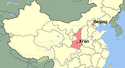 Xian Tourist Map