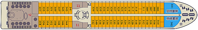 President No. 8 - Third Deck