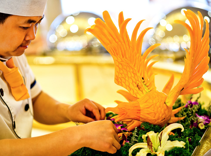 President No. 7 Cruise Ship - Food Onboard