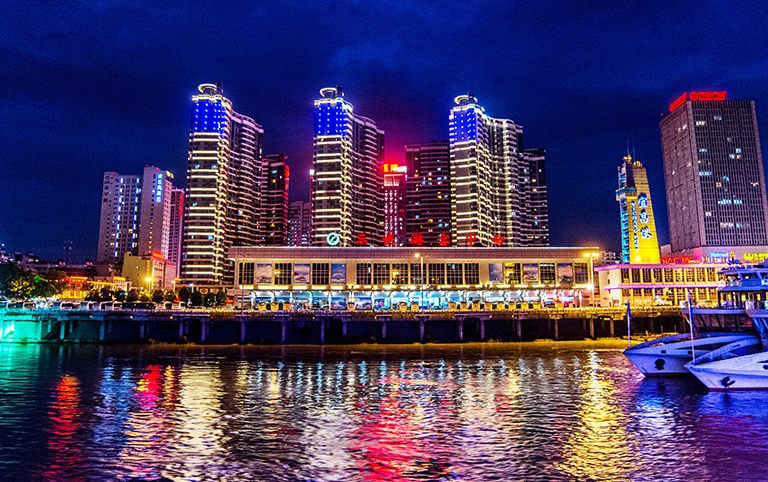 Yichang Three Gorges Center Cruise Terminal Nightview