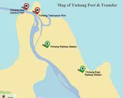 Transfer Map of Yichang Port