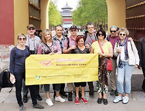 Helen Cabo's Group from Australia visited the Forbidden City in Beijing, tour customized by China Discovery Consultant Jack