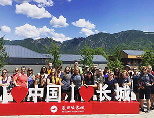 Kristin's Group from Australia visited the Mutainyu Great Wall in Beijing, tour customized by China Discovery Consultant Jack