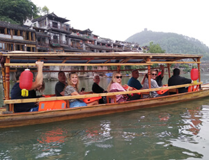 Our dear customer Asher's group from Isael visited Fenghuang Ancient Town, tour tailormade by Leo