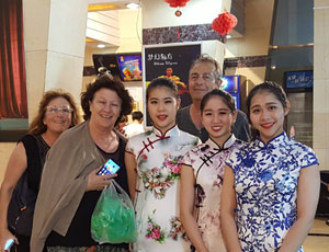 Asher&Esther&Elina from Israel with hotel staff, tour customized by Rita