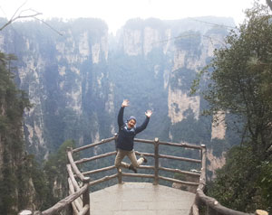 Tae from Australia in Zhangjiajie, tour customized by Rita