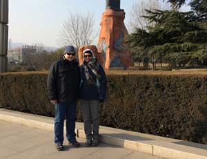 Our guest Elmira and Nick from Australia visited China, tour made by Wing