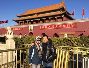 Our guest Elmira and Nick from Australia visited China, tour made by Wing