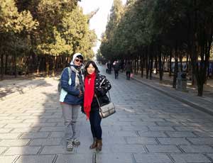 Our guest Elmira and Nick from Australia visited China, tour made by Wing